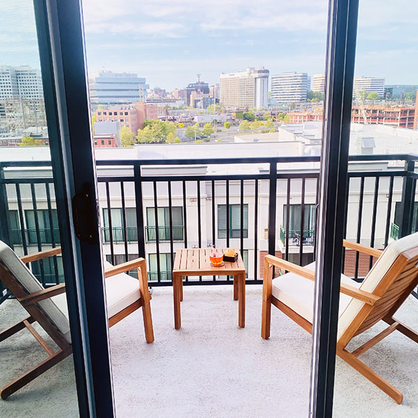 Patio set with an afternoon snack | Photo by Mir Martz