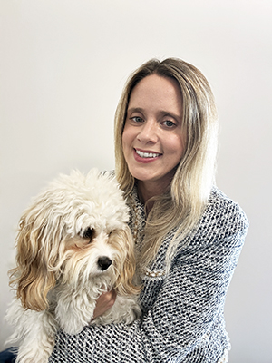 Mir Martz with her puppy Apricot | Photo by Mir Martz