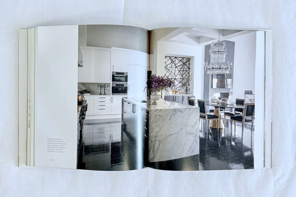 A state-of-the-art kitchen serves as a blank canvas for antique decor, pages 206 to 207 of Soul of the Home by Tara Shaw | Photo by Mir Martz
