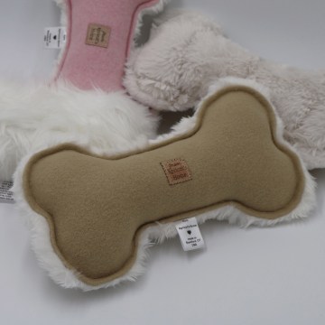 The Heritage Bone Dog Toys in Gentle Plush | Photo by Mir Martz