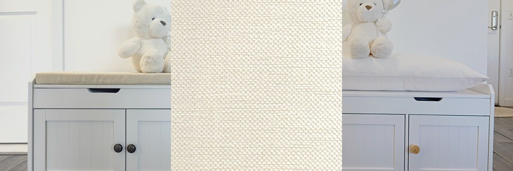 How to upgrade a bench seat pillow with new upholstery and a comfortable cushion | Photo by Mir Martz