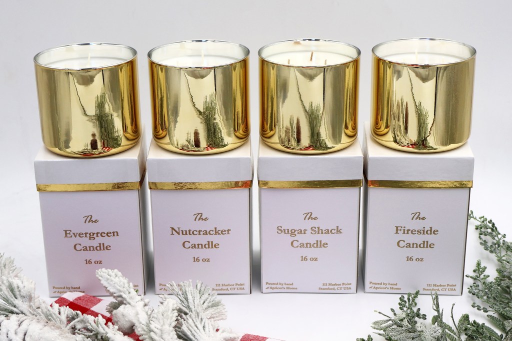 The Hygge Collection | Photo by Mir Martz | Apricot's Home The Hygge Collection displayed with scent inspiration | Photo by Mir Martz